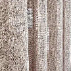 Gordijnen - Linnen gordijnen Cosmina (beige)
