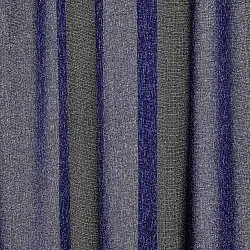Gordijnen - Linnen gordijnen Cosmina (blauw)