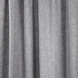 Gordijnen - Linnen gordijnen Melania (lichtgrijs)