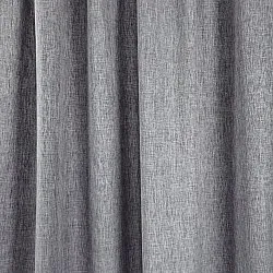 Gordijnen - Linnen gordijnen Melania (lichtgrijs)