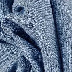 Gordijnen - Linnen gordijnen Melania (donkerblauw)