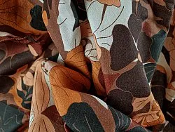 Gordijnen - Katoenen gordijn Asta (bruin)