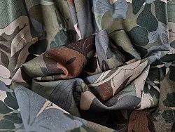 Gordijnen - Katoenen gordijn Asta (groen)