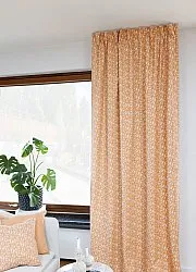 Gordijnen - Katoenen gordijn Satu (roos)