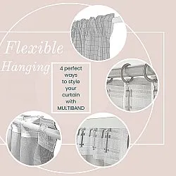 Gordijnen - Verduisteringsgordijnen Isolde (grijs)