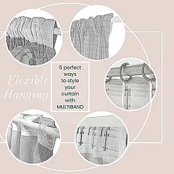 Gordijnen - Katoenen gordijn Lowe (groen)