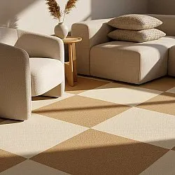 Vloerbedekking - Almeria Tapijttegels 24 st. (beige)