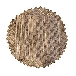 Vloerbedekking - Almeria Tapijttegels 24 st. (onregelmatig gestreept bruin)