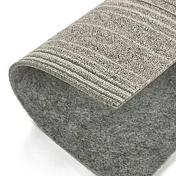 Vloerbedekking - Almeria Tapijttegels 24 st. (onregelmatig gestreept grijs)