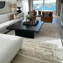 Hoogpolig vloerkleed - Cosy (beige)