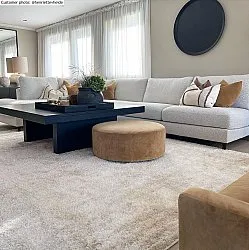 Hoogpolig vloerkleed - Cosy (beige)