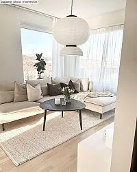 Wollen-vloerkleed - Avafors Wool Bubble (beige)