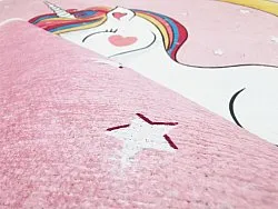 Kindervloerkleed - Magical Unicorn (roze)