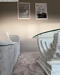 Hoogpolig vloerkleed - Soft Shine (beige)