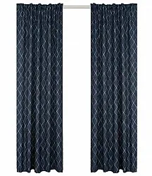 Gordijn - Bailey (donkerblauw)