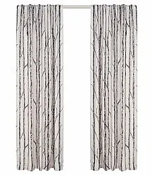 Gordijn - Maya (zwart/wit)