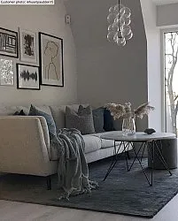 Viscose-vloerkleed - Jodhpur Special Luxury Edition (zwart)