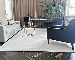 Wollen-vloerkleed - Hamilton (wit)