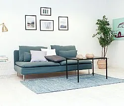 Wollen-vloerkleed - Wellington (blauw)