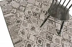 Vloerkleden voor binnen en buiten - Brussels Night (grijs)