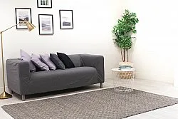 Wollen-vloerkleed - Varella (zwart/wit)