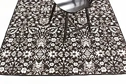 Vloerkleden voor binnen en buiten - Brussels Ocean (zwart)