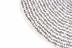 Rond vloerkleed - Brussels Swirl (grijs)