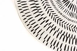 Rond vloerkleed - Brussels Night (grijs)