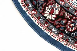 Rond vloerkleed - Peking (blauw)