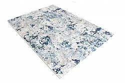 Rond vloerkleed - Hiboun (blauw)