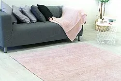 Bamboo silk-vloerkleed - Faliraki (lichtroze)