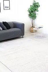 Bamboo silk-vloerkleed - Faliraki (lichtgrijs)