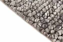Ronde vloerkleden - Avafors Wool Bubble (grijs)