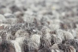Wollen-vloerkleed - Avafors Wool Bubble (grijs)