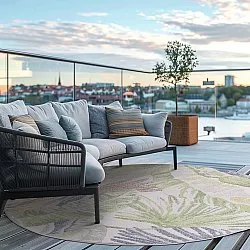 Ronde vloerkleden - Indoor/Outdoor Havana (cream/multi)