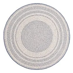 Rond vloerkleed - Indoor/Outdoor Angus (blauw)