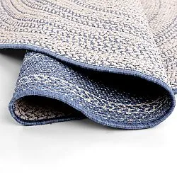 Rond vloerkleed - Indoor/Outdoor Angus (blauw)