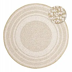 Rond vloerkleed - Indoor/Outdoor Angus (natuur)