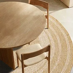 Rond vloerkleed - Indoor/Outdoor Angus (natuur)