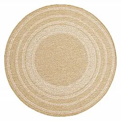 Rond vloerkleed - Indoor/Outdoor Angus (natuur)