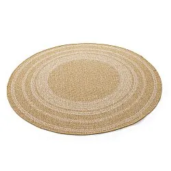 Rond vloerkleed - Indoor/Outdoor Angus (natuur)