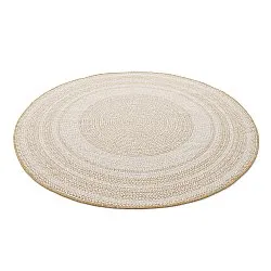 Rond vloerkleed - Indoor/Outdoor Angus (natuur)