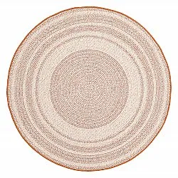 Rond vloerkleed - Indoor/Outdoor Angus (rood)