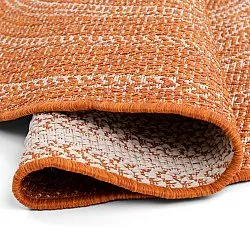 Rond vloerkleed - Indoor/Outdoor Angus (rood)