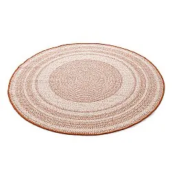 Rond vloerkleed - Indoor/Outdoor Angus (rood)