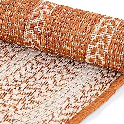 Rond vloerkleed - Indoor/Outdoor Angus (rood)