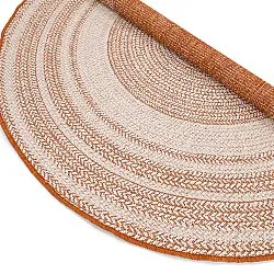 Rond vloerkleed - Indoor/Outdoor Angus (rood)