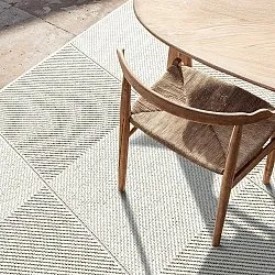 Vloerkleden voor binnen en buiten - utomhusmatta - Ava (wit)