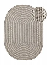 Ovaal tapijt - Indoor/outdoor Leander (beige)