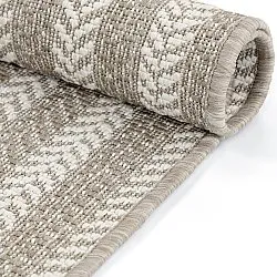 Ovaal tapijt - Indoor/outdoor Leander (beige)